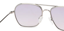 Load image into Gallery viewer, Silver Square Full Rim Unisex Sunglasses by John Jacobs-147681