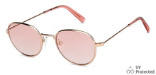 Load image into Gallery viewer, Gold Round Full Rim Women Sunglasses by John Jacobs-147682