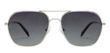 Load image into Gallery viewer, Silver Aviator Full Rim Men Sunglasses by John Jacobs-211700