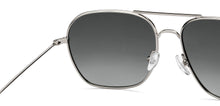 Load image into Gallery viewer, Silver Aviator Full Rim Men Sunglasses by John Jacobs-211700