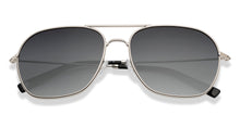 Load image into Gallery viewer, Silver Aviator Full Rim Men Sunglasses by John Jacobs-211700
