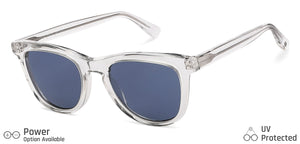 Transparent Wayfarer Full Rim Women Sunglasses by John Jacobs-203931