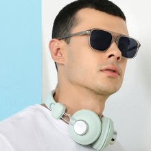 Load image into Gallery viewer, Transparent Square Full Rim Wide Unisex Sunglasses by John Jacobs-137136