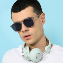 Load image into Gallery viewer, Transparent Square Full Rim Wide Unisex Sunglasses by John Jacobs-137136