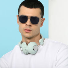 Load image into Gallery viewer, Transparent Square Full Rim Wide Unisex Sunglasses by John Jacobs-137136