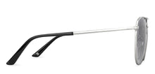 Load image into Gallery viewer, Silver Square Full Rim Unisex Sunglasses by John Jacobs-137150