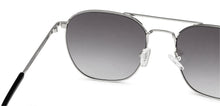 Load image into Gallery viewer, Silver Square Full Rim Unisex Sunglasses by John Jacobs-137150