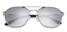 Load image into Gallery viewer, Silver Square Full Rim Unisex Sunglasses by John Jacobs-137150