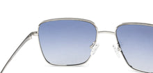 Load image into Gallery viewer, Silver Square Full Rim Unisex Sunglasses by John Jacobs-137154