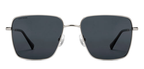 Silver Square Full Rim Men Sunglasses by John Jacobs-211674