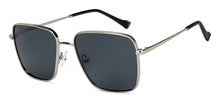 Load image into Gallery viewer, Silver Square Full Rim Men Sunglasses by John Jacobs-211674