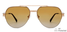 Load image into Gallery viewer, Yellow Aviator Full Rim Unisex Sunglasses by John Jacobs-147669