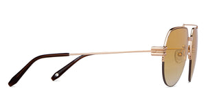 Yellow Aviator Full Rim Unisex Sunglasses by John Jacobs-147669