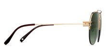 Load image into Gallery viewer, Brown Aviator Half Rim Unisex Sunglasses by John Jacobs-148405