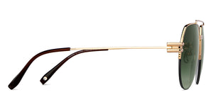 Brown Aviator Half Rim Unisex Sunglasses by John Jacobs-148405