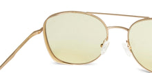 Load image into Gallery viewer, Gold Square Full Rim Unisex Sunglasses by John Jacobs-137508
