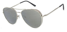 Load image into Gallery viewer, Silver Aviator Full Rim Unisex Sunglasses by John Jacobs-137513