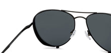 Load image into Gallery viewer, Black Aviator Full Rim Unisex Sunglasses by John Jacobs-211676