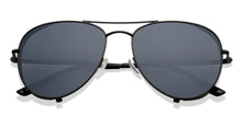 Load image into Gallery viewer, Black Aviator Full Rim Unisex Sunglasses by John Jacobs-211676