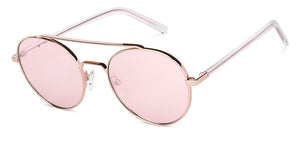 Gold Round Full Rim Women Sunglasses by John Jacobs-147668