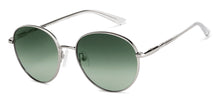 Load image into Gallery viewer, Silver Round Full Rim Unisex Sunglasses by John Jacobs-147666