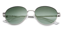 Load image into Gallery viewer, Silver Round Full Rim Unisex Sunglasses by John Jacobs-147666