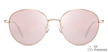 Load image into Gallery viewer, Rose Gold Round Full Rim Women Sunglasses by John Jacobs-147667