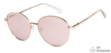 Load image into Gallery viewer, Rose Gold Round Full Rim Women Sunglasses by John Jacobs-147667