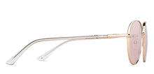 Load image into Gallery viewer, Rose Gold Round Full Rim Women Sunglasses by John Jacobs-147667