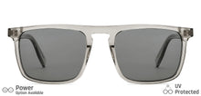 Load image into Gallery viewer, Grey Rectangle Full Rim Unisex Sunglasses by John Jacobs-138242