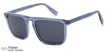 Load image into Gallery viewer, Blue Rectangle Full Rim Unisex Sunglasses by John Jacobs-138244
