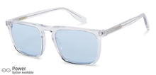 Load image into Gallery viewer, Transparent Rectangle Full Rim Unisex Sunglasses by John Jacobs-138245