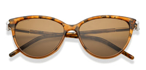 Tortoise Cat Eye Full Rim Unisex Sunglasses by John Jacobs-208091
