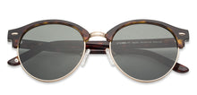 Load image into Gallery viewer, Brown Clubmaster Full Rim Unisex Sunglasses by John Jacobs-138265