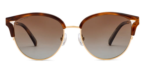 Tortoise Clubmaster Full Rim Unisex Sunglasses by John Jacobs-208089