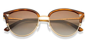 Tortoise Clubmaster Full Rim Unisex Sunglasses by John Jacobs-208089