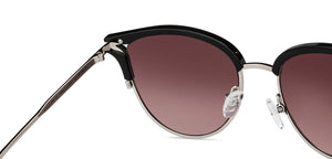 Black Club Master Full Rim Unisex Sunglasses by John Jacobs-148443