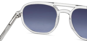 Transparent Round Full Rim Unisex Sunglasses by John Jacobs-211710