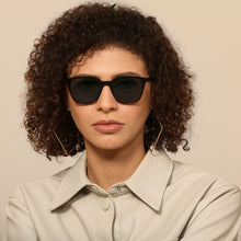 Load image into Gallery viewer, Black Wayfarer Full Rim Unisex Sunglasses by John Jacobs-140633