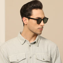 Load image into Gallery viewer, Black Wayfarer Full Rim Unisex Sunglasses by John Jacobs-140633