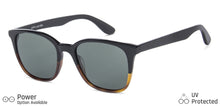 Load image into Gallery viewer, Black Wayfarer Full Rim Unisex Sunglasses by John Jacobs-140633