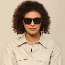 Load image into Gallery viewer, Blue Rectangle Full Rim Unisex Sunglasses by John Jacobs-140635