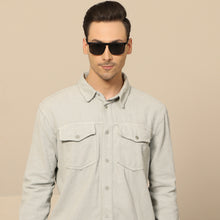 Load image into Gallery viewer, Blue Rectangle Full Rim Unisex Sunglasses by John Jacobs-140635