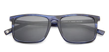 Load image into Gallery viewer, Blue Rectangle Full Rim Unisex Sunglasses by John Jacobs-140635