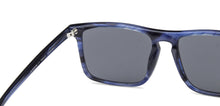 Load image into Gallery viewer, Blue Rectangle Full Rim Unisex Sunglasses by John Jacobs-140635
