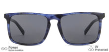 Load image into Gallery viewer, Blue Rectangle Full Rim Unisex Sunglasses by John Jacobs-140635