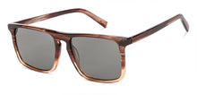Load image into Gallery viewer, Brown Rectangle Full Rim Unisex Sunglasses by John Jacobs-140636