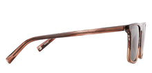 Load image into Gallery viewer, Brown Rectangle Full Rim Unisex Sunglasses by John Jacobs-140636