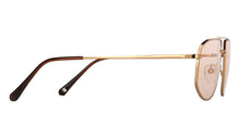 Load image into Gallery viewer, Gold Aviator Full Rim Unisex Sunglasses by John Jacobs-147907