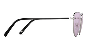 Silver Cat Eye Full Rim Women Sunglasses by John Jacobs-147246